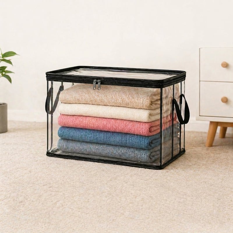 🎁 Last Day Sale 50% OFF📦Large Heavy-Duty Thick Plastic Clear Storage Bag for Clothes, Moving & Storage