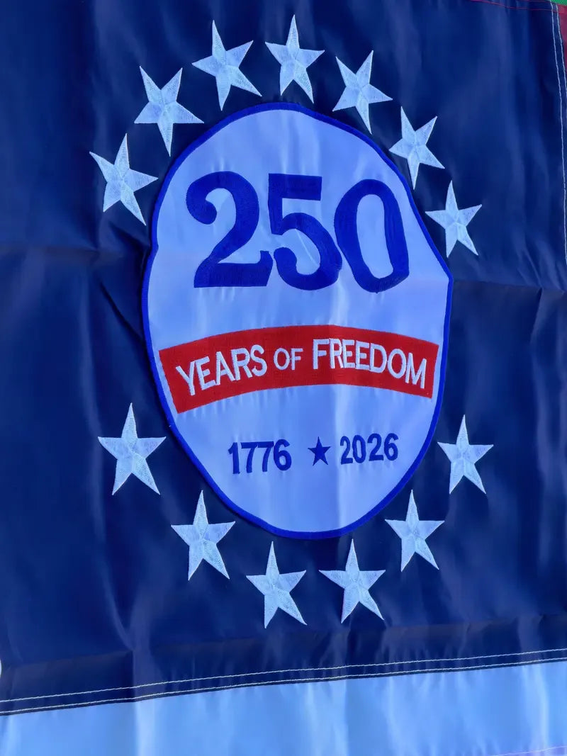 🔥🔥250th Anniversary USA Commemorative Flag (3x5 Ft),Double-Sided Embroidered（V2.0）