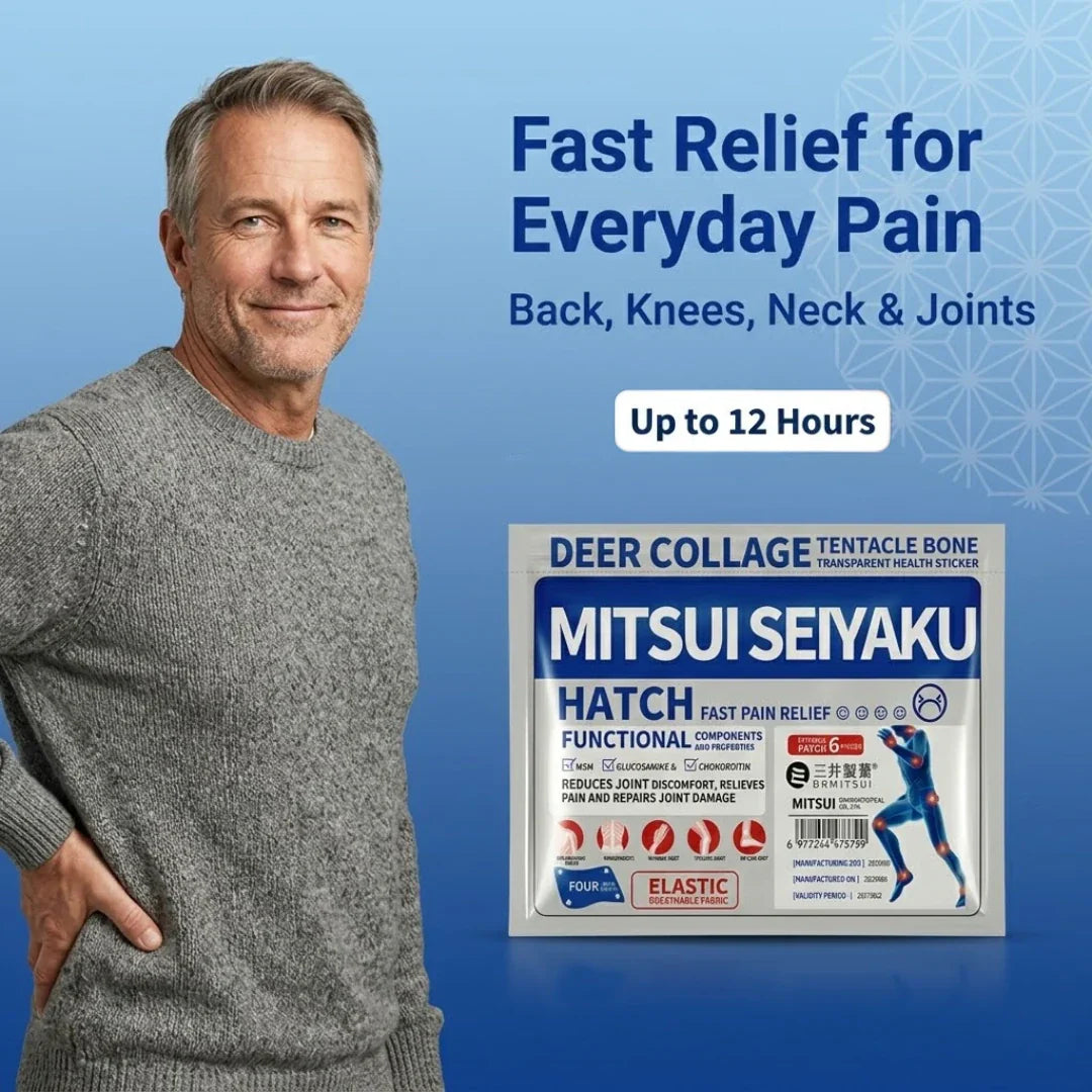 Boranel™ Japanese Pain Patch by Dr. Mitsui - Fast-Acting Relief for Back, Knees, Neck & Joints