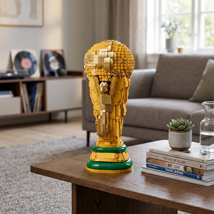 🎉We Are the Champions! World Cup Trophy Building Blocks — Bring the Glory Home