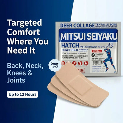 Boranel™ Japanese Pain Patch by Dr. Mitsui - Fast-Acting Relief for Back, Knees, Neck & Joints