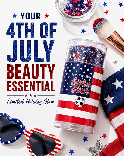 4th of July Glitter Stick | Face Hair & Body Sparkle