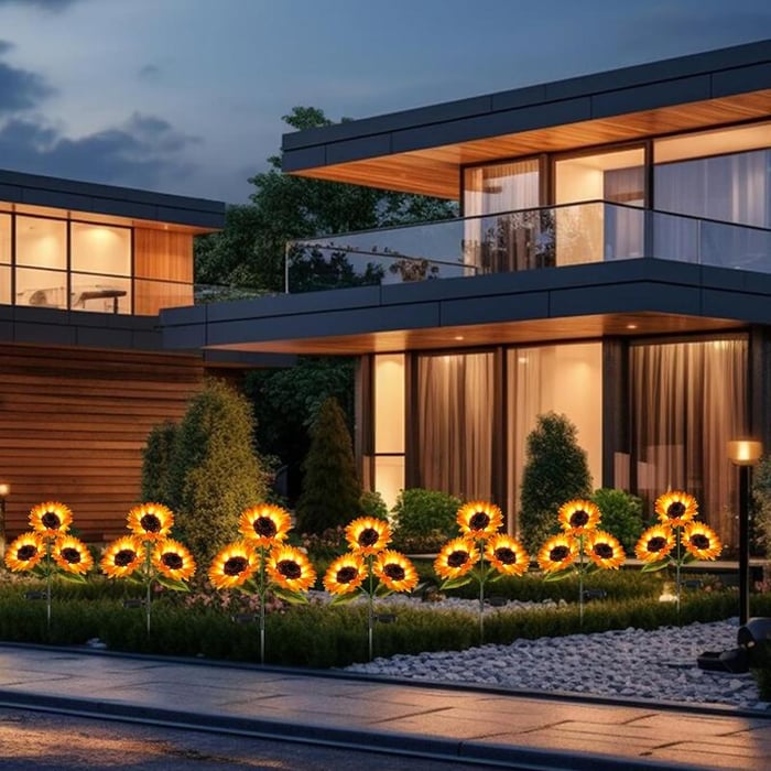 🌻Mother's Day Sale 50% OFF- 🌞Solar LED Sunflower Garden Lights-29.6inch/74cm