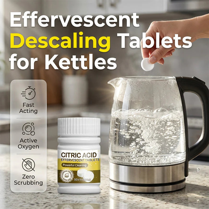🔥Effervescent Tablets for Descaling Kettles and Cups